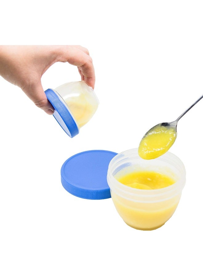 Youngever 18 Sets Baby Food Storage, 6 Ounce Baby Food Containers with Lids and Labels, 9 Coastal Colors - Image 3