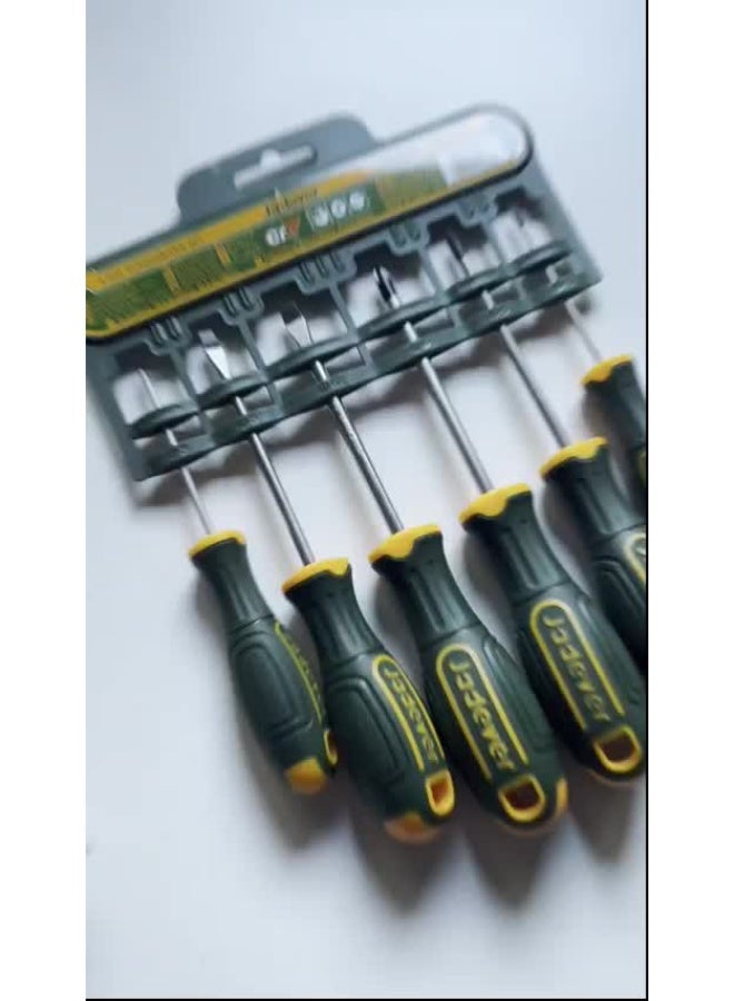 جاديفر  من جاديفر طقم مفك 6 ق ربر JDSS1206 - Image 3