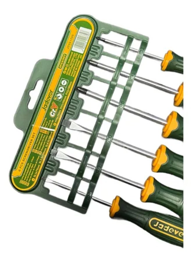 جاديفر  من جاديفر طقم مفك 6 ق ربر JDSS1206 - Image 4