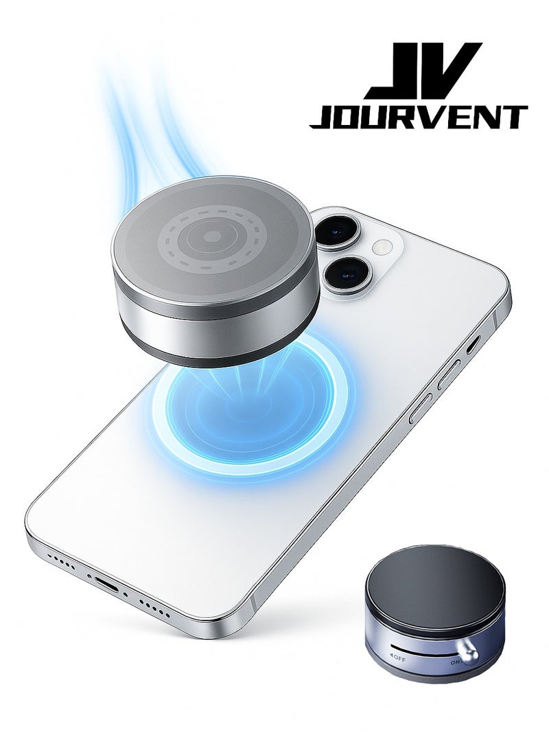 Magnetic Car Phone Holder with Suction Cup – Effortless, Secure, and Versatile. Snap Anywhere with 360° Rotation and a Satisfying Mechanical Sound.