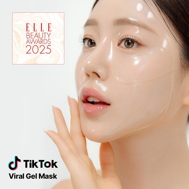 NACIFIC Rice Pepta Collagen Gel Face Mask (Rice Peptide) 4EA Set, Hydrogel Care for All Skin Types, Hydrating, Firming, Elasticity, Glass Glow Skin, Korean Beauty - Image 2