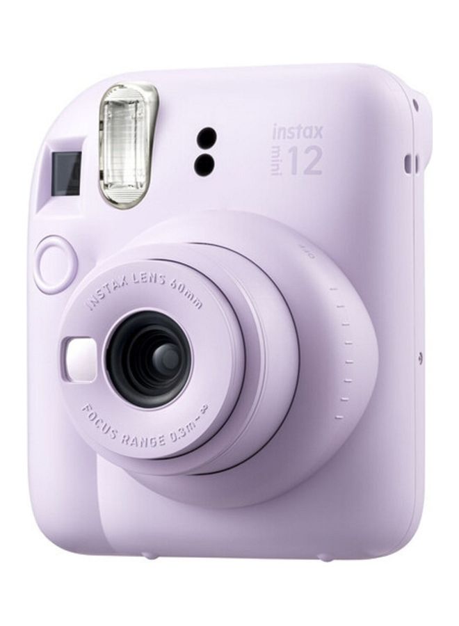 FUJIFILM Instax Mini 12 Instant Film Camera With Pack Of 10 Films Lilac Purple - Image 3