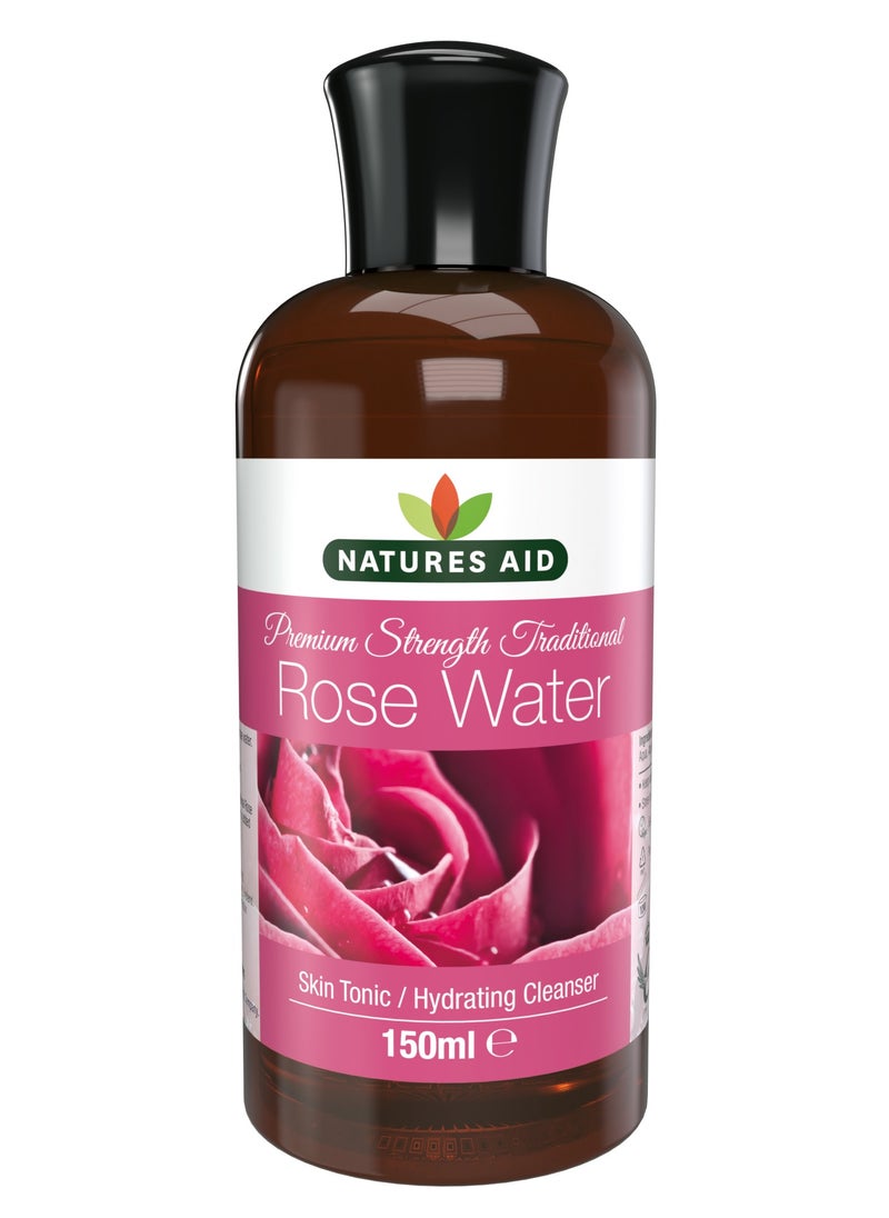 Natures Aid - Natures Aid Premium Strength Traditional Rose Water 150ml - Image 1