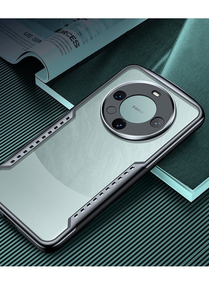 عام مناسبة لهواوي ميت 60 برو 60 برو بلس RS وسادة هوائية مقاومة للصدمات شريط خلفي تبريد تهوية حافظة ألعاب شفافة - Image 1