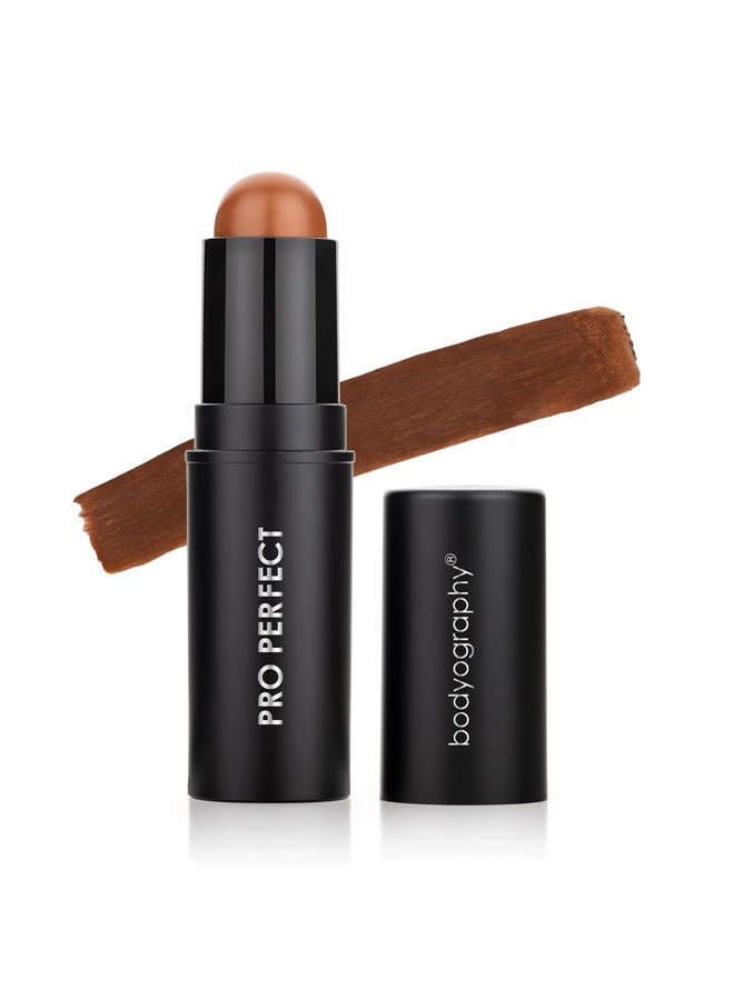 Bodyography Pro Perfect Foundation Stick - Demi-Matte Finish with A Natural Look - Enhancer for Concealing, Highlighting, and Contouring - Vitamin C & E (Cream) - Image 1