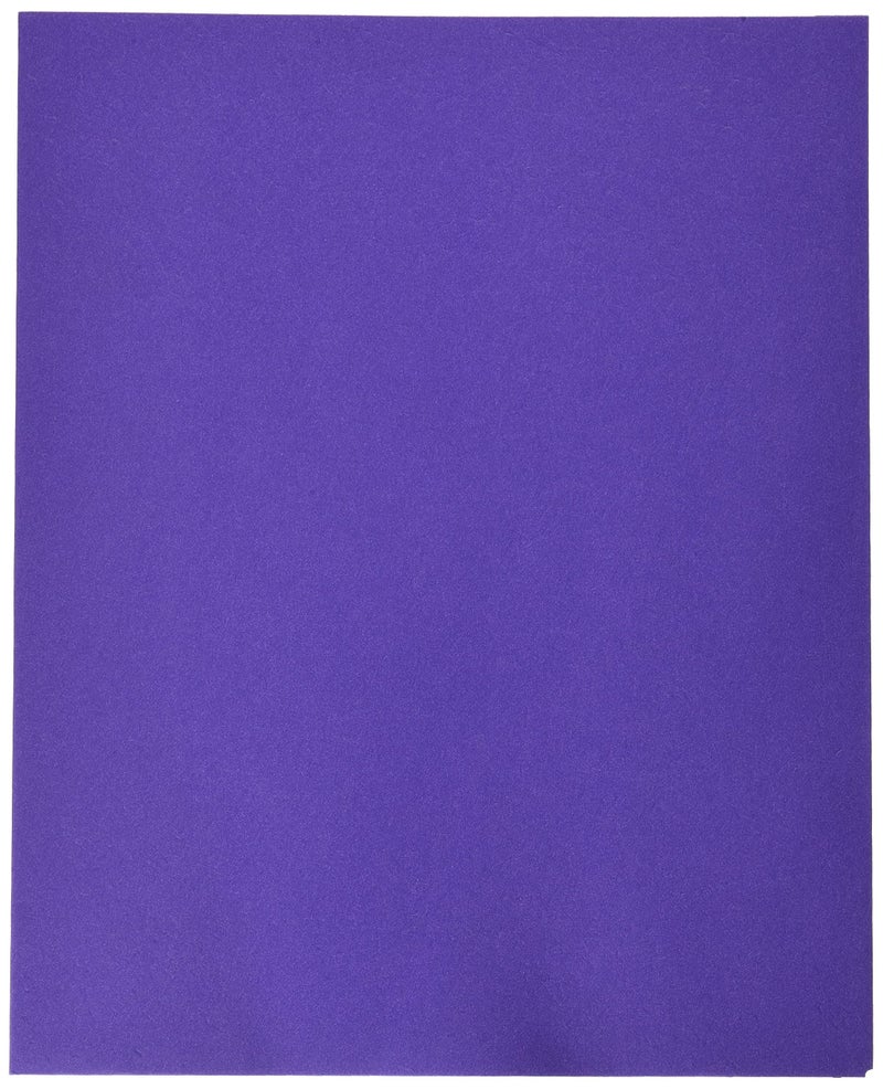 Oxford Two-Pocket Folders, Purple, Letter Size, 10 per Pack, (57583) - Image 1