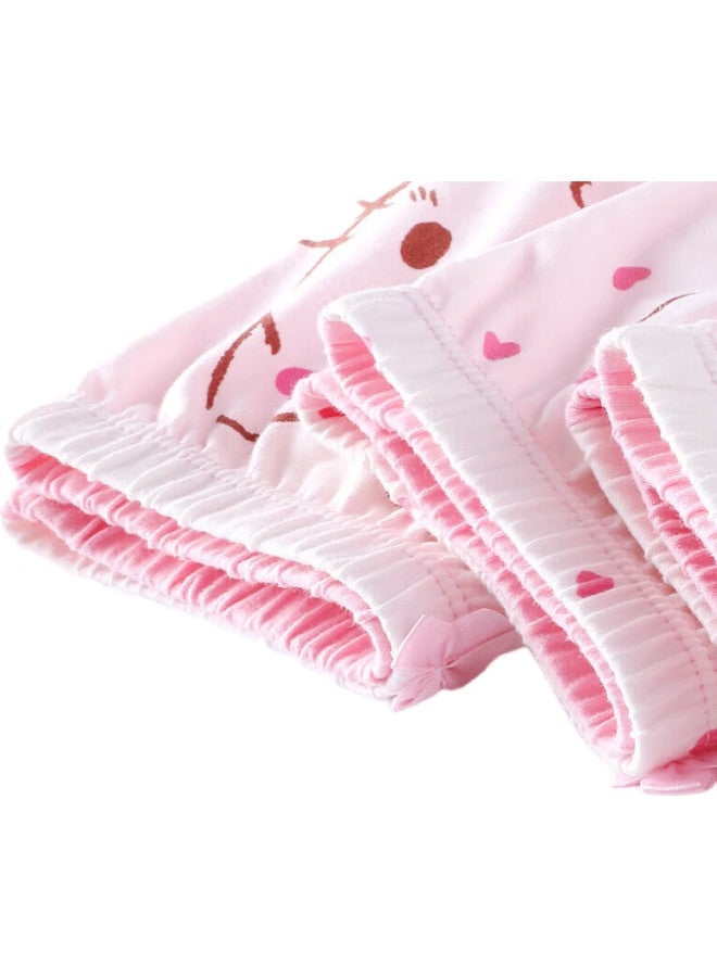 Hello Kitty o Kitty Girls' Underwear, Children's Panties, Little Girls' Shorts, 5-pack Triangle Briefs, Ktn255 Floral Pattern, Size 150-xxl - Image 3