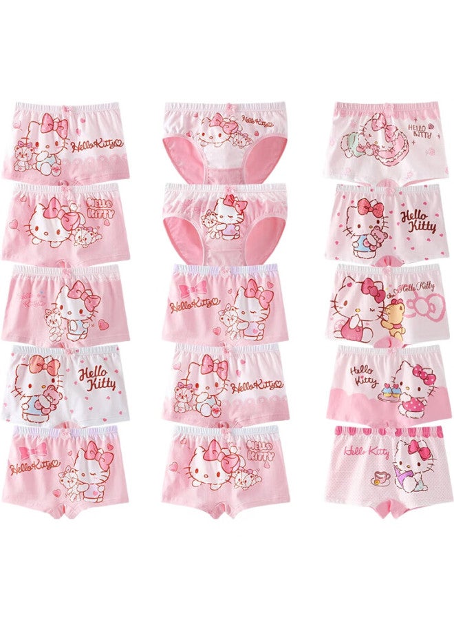 Hello Kitty o Kitty Girls' Underwear, Children's Panties, Little Girls' Shorts, 5-pack Triangle Briefs, Ktn255 Floral Pattern, Size 150-xxl - Image 2