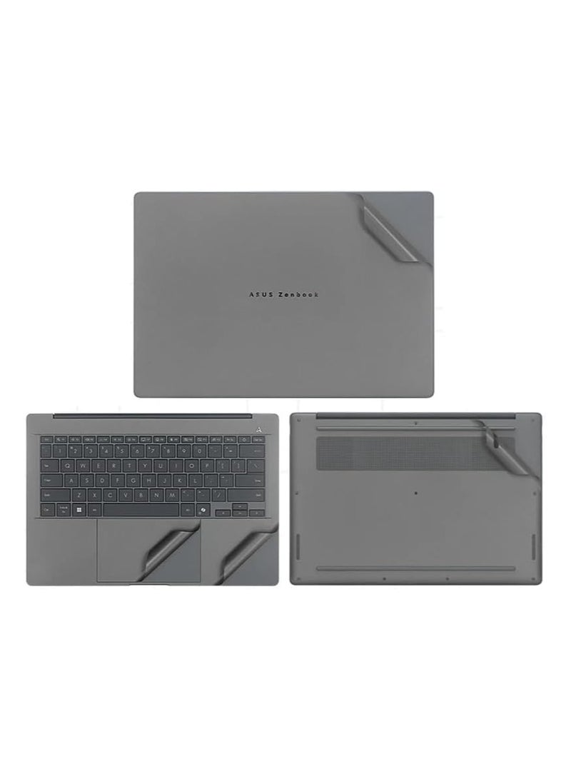 عام حافظة ملصقات متوافقة مع Asus ZenBook 14 OLED 2025 (UX3405C) مقاس 14 بوصة - ملصقات مقاومة للخدوش مع أفلام حماية ثلاثية الجوانب