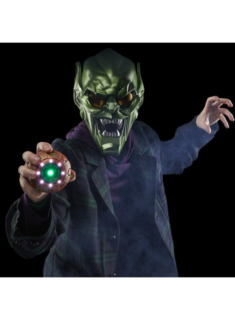 SPIDERMAN Marvel Legends Series Green Goblin Electronic Pumpkin, Spider-Man: No Way Home Adult Collectible Roleplay Gear - Image 3