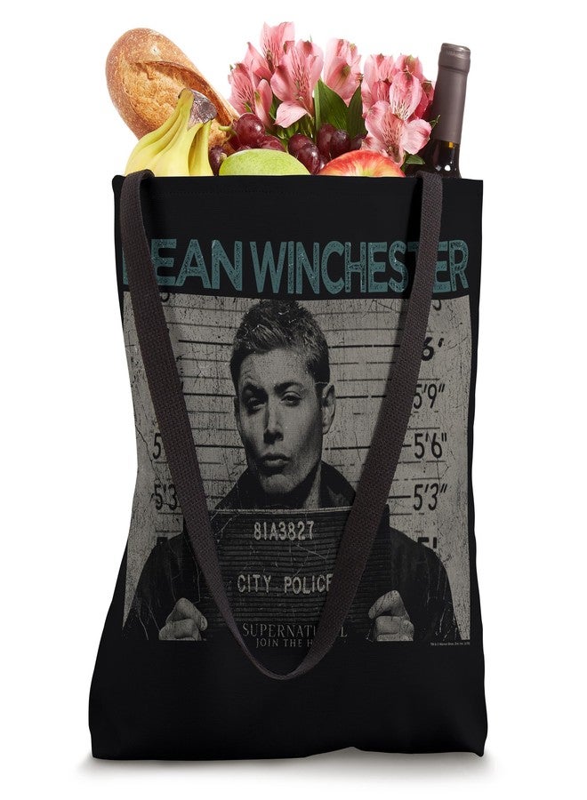 Supernatural Dean Mug Shot Tote Bag 16 inches - Image 4