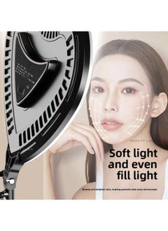General 10/13/18 Inch Love Full Screen Supplementary Light Three-color Multi-file Adjustment Photography Video Live Light Self-timer Light-Specifications:2.1M Tripod  - Image 4