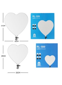 General 10/13/18 Inch Love Full Screen Supplementary Light Three-color Multi-file Adjustment Photography Video Live Light Self-timer Light-Specifications:2.1M Tripod  - Image 5