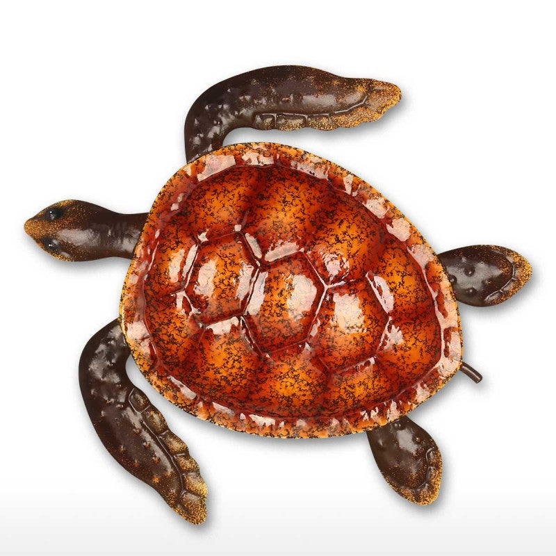 Red Turtle Ornament: Handcrafted Long-lasting Wall Hanger - Easy Hanging Artistic Decor for Home Office Living Room Turtle Lovers - Image 1