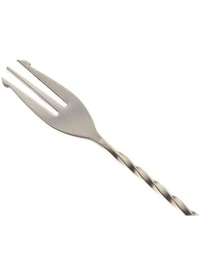 Premium Stainless Steel Cocktail Mixing Spoon with Spiral Handle – 12-Inch Long Bar Spoon for Stirring, Layering & Craft Cocktails | Sleek Professional Mixology Tool - Image 4