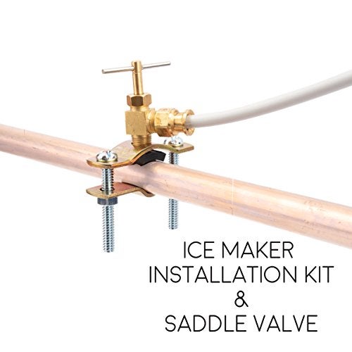 JS Jackson Supplies PEX Ice Maker Installation Kit – 25 Feet of Tubing For Appliance Water Lines With Self Piercing Saddle Valve For Quick Installation, 1/4” Compression Fittings, Flexible Hose For Potable Drinking Water - Image 2