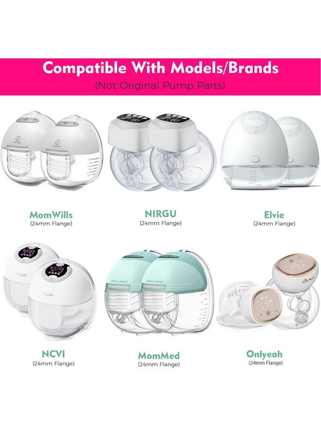 Durceler 17mm Flange Insert Compatible with Momcozy S9 S10 S12 Pro, bluefair BIOBOO, S21, Bellababy, NCVI, kmaier, TSRETE, MomMed, NaNaLazy, NIRGU, Onlyeah, MomWills, Medela, Spectra 24mm Breast Pump - Image 4