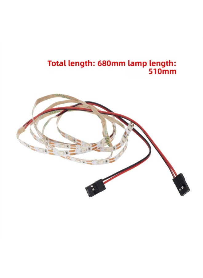 Generic - RC Fixed Wing Aircraft AR Wing Drone Model Car Truck Remote Control LED Light Bar-Color:Green Light - Image 1