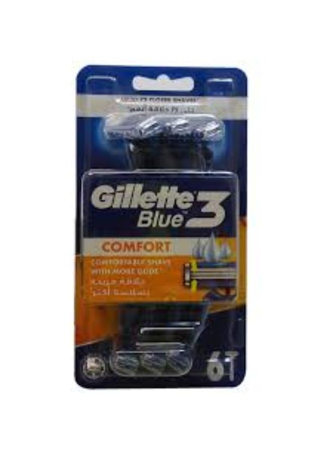 GILLETTE (BLUE 6 BLADES LAMES)