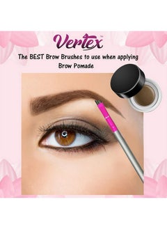 VERTEX Firm Eyebrow Brush Kit Thin2 Pc Angled Eye Brow Concealer Contour Brush To Shape And Conceal Eyes  - Image 4
