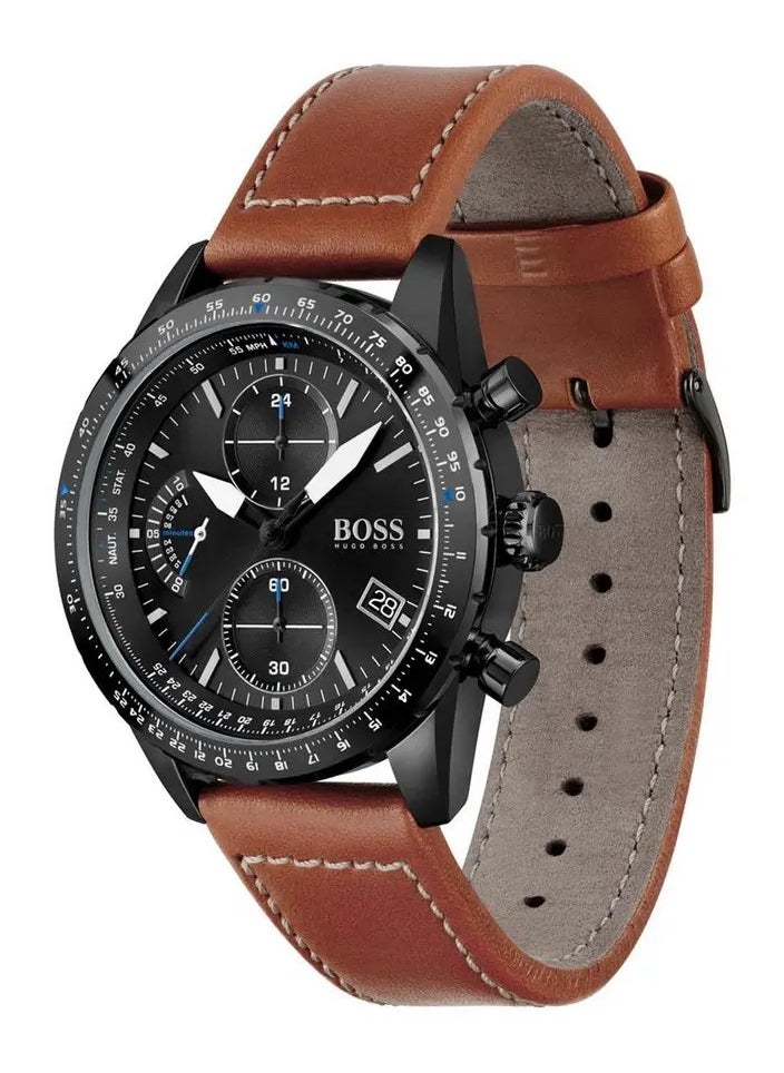 PILOT EDITION BROWN LEATHER MEN'S WATCH-1513851 44 mm - pzsku/ZB766128F2F13227E157DZ/45/_/1733211733/73a82da4-c8fe-4ecc-a8f3-bd7862d17133