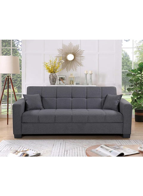 Maf Sofa Cum Bed I Sleeping Fabric Sofa I Three Seat Sofabed I Modern Design Living Room Sofa Maf-S399 Grey
