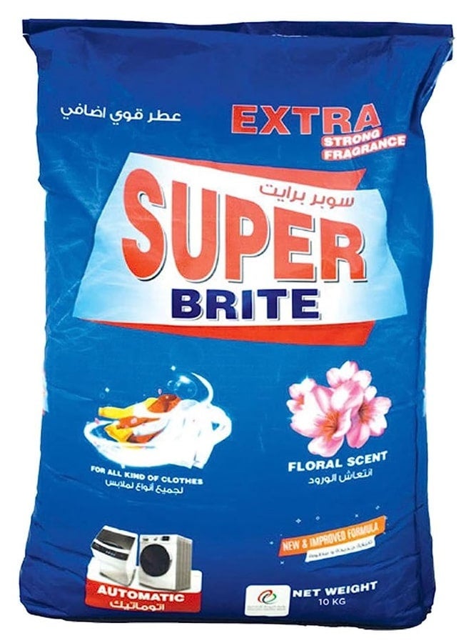 Super Brite Laundry 2 in 1 Detergent 10 Kg - Image 1