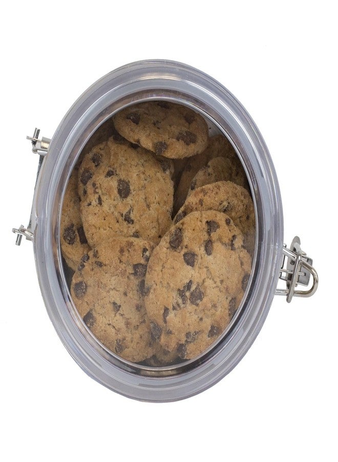 Home Basics 4 Piece Stainless Steel Canister Set,Silver - Image 4