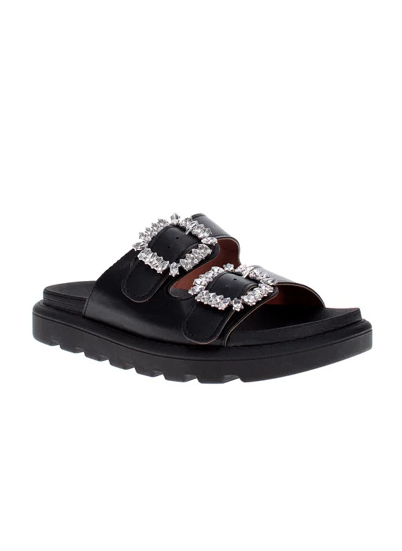 VIZZANO Vizzano Ladies Flat Sandals Black | Made In Brazil