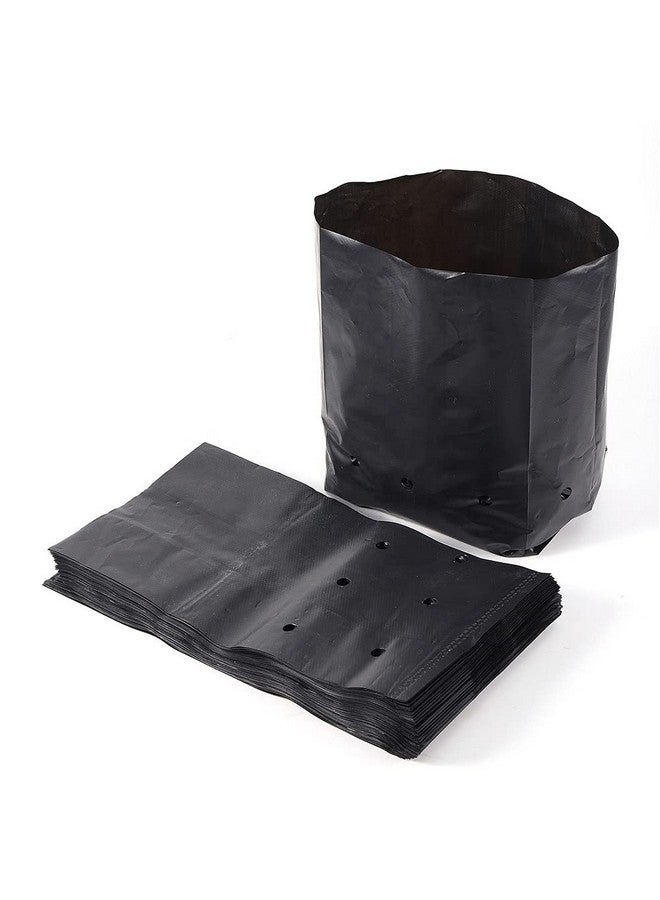 Go Garden أكياس نباتات بلاستيكية محمية من الأشعة فوق البنفسجية من غو غاردن | أكياس نباتات للحديقة المنزلية | (أسود، 12 × 12 بوصة) - 50 قطعة - Image 4