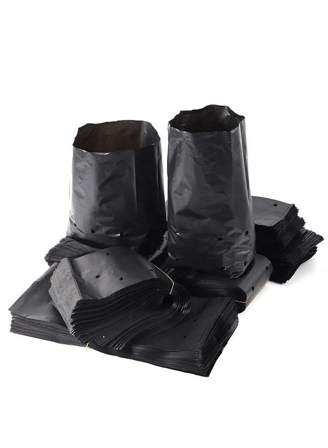 Go Garden أكياس نباتات بلاستيكية محمية من الأشعة فوق البنفسجية من غو غاردن | أكياس نباتات للحديقة المنزلية | (أسود، 12 × 12 بوصة) - 50 قطعة - Image 3