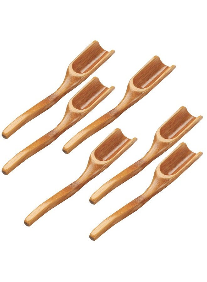 Cucumis Natural Bamboo Tea Spoon Accessories Kung Fu Tea Spade 6 Pcs - Image 1