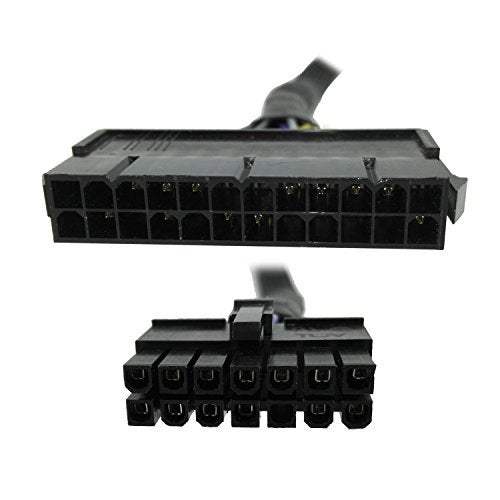 COMeap 24 Pin to 14 Pin ATX PSU Main Power Adapter Braided Sleeved Cable for IBM Lenovo PCs and Servers 12-inch(30cm) (Long Type) - Image 4