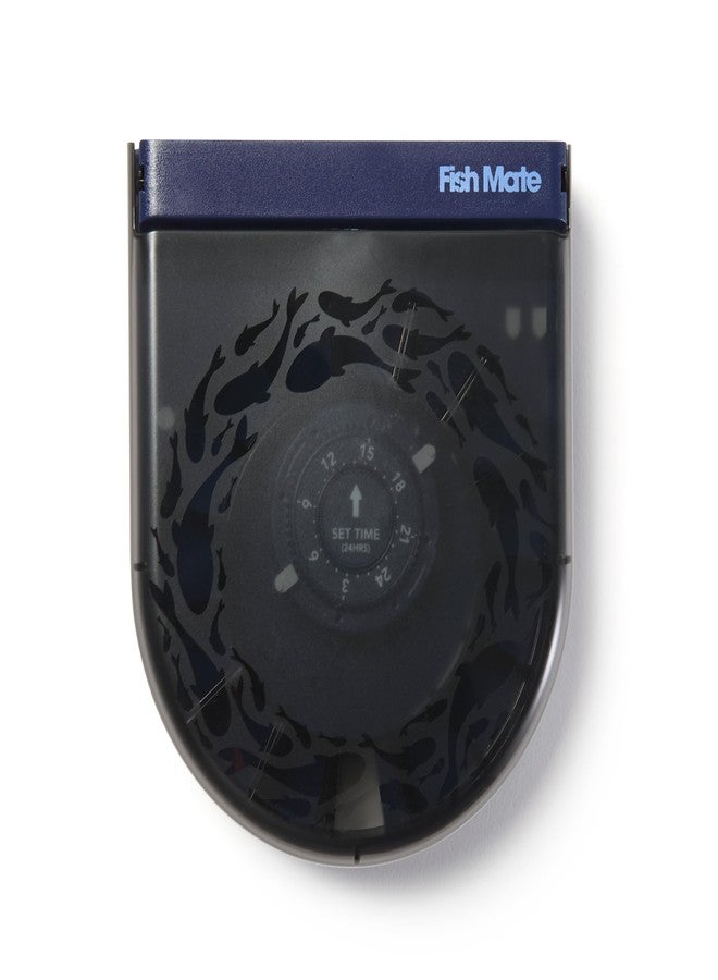 Fish Mate F14 Automatic Aquarium Fish Feeder - 14 Meal Timer Controlled Auto Feeder for Daily or Vacation Use, Adjustable Portions, Includes Mounting Clamps, For Flakes & Pellets - Image 4