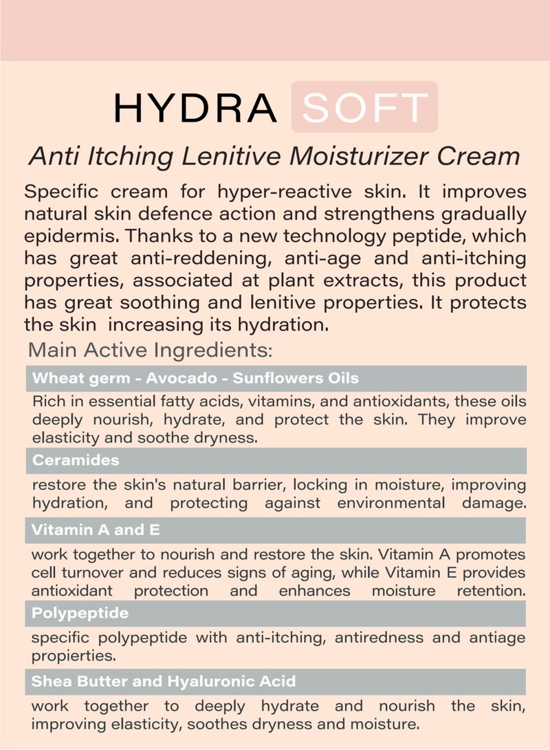 Bioesthe Hydra Soft Moisturizing & Soothing Face Cream – Gentle Hydration for Sensitive Skin | UV Protection | 50ml - Image 3