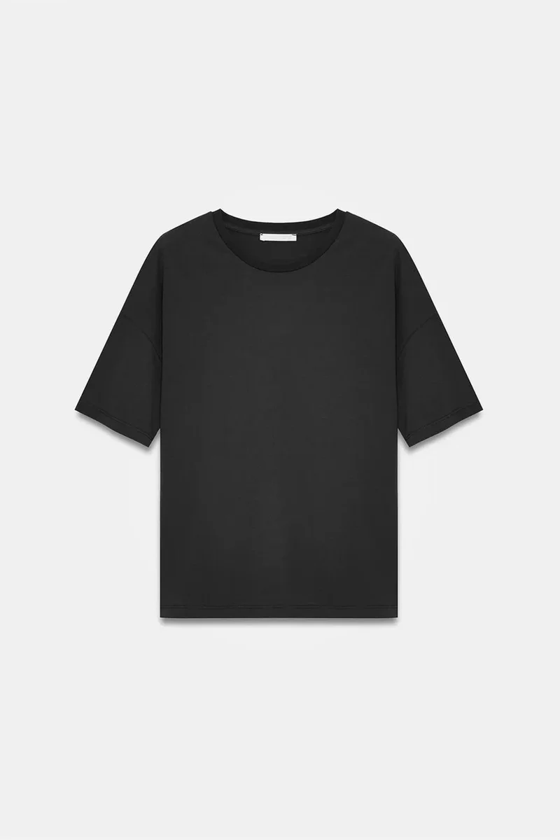 Dilvin Black DILVIN Women's Cotton Crew Neck T-Shirt for Women | Best Price UAE