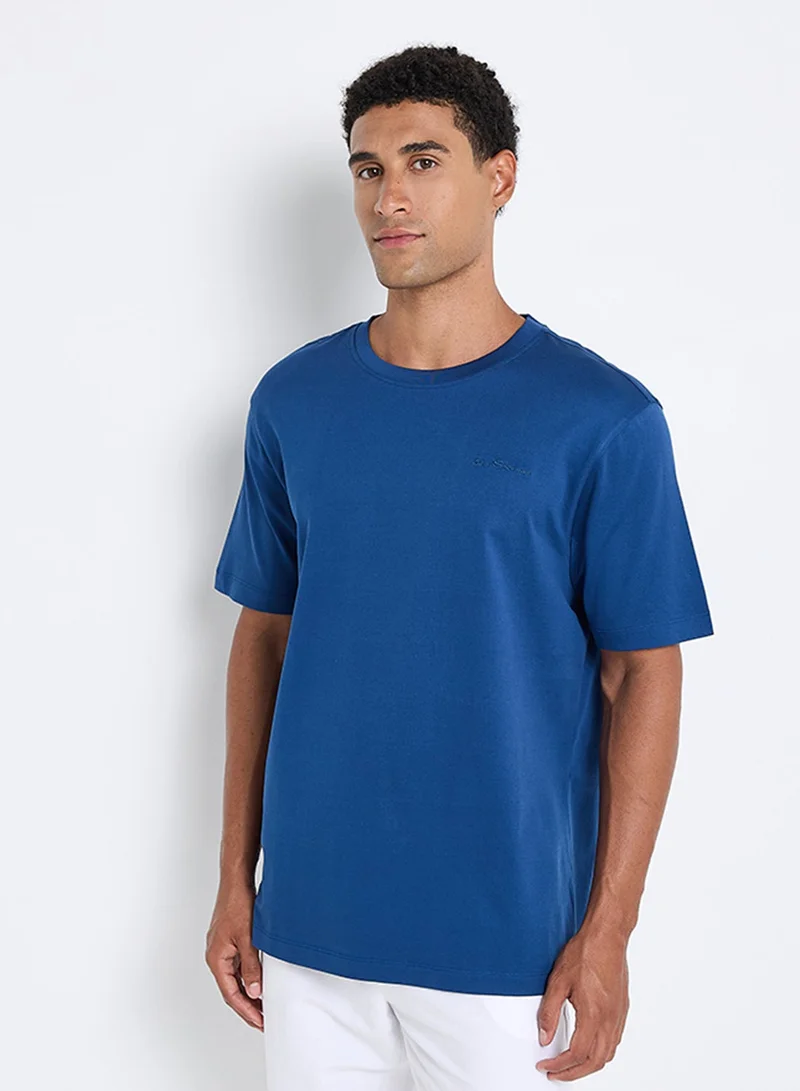 Ben Sherman Basic Mercerised Cotton Crew Neck T-Shirt
