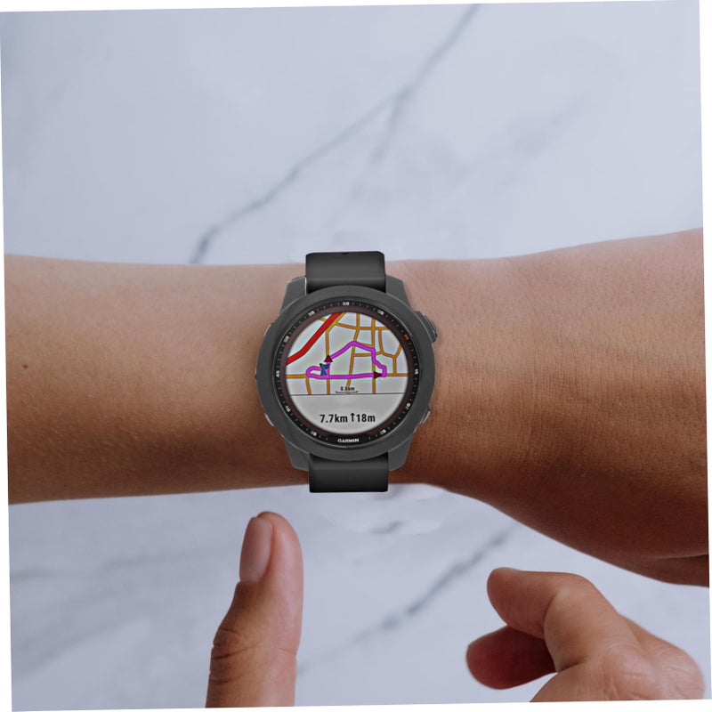 2Pcs Clear TPU Protective Cover For Smartwatch Scratch Resistant Half Cover Design - Image 3