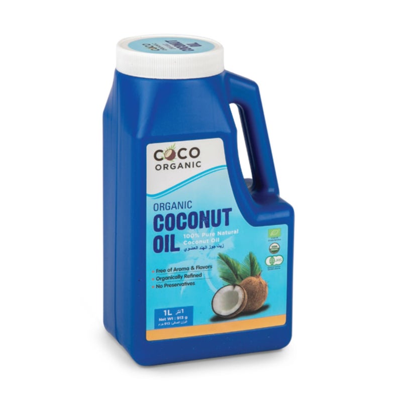 Coco Organic Coconut Oil Aroma & Flavor Free 1 Litre