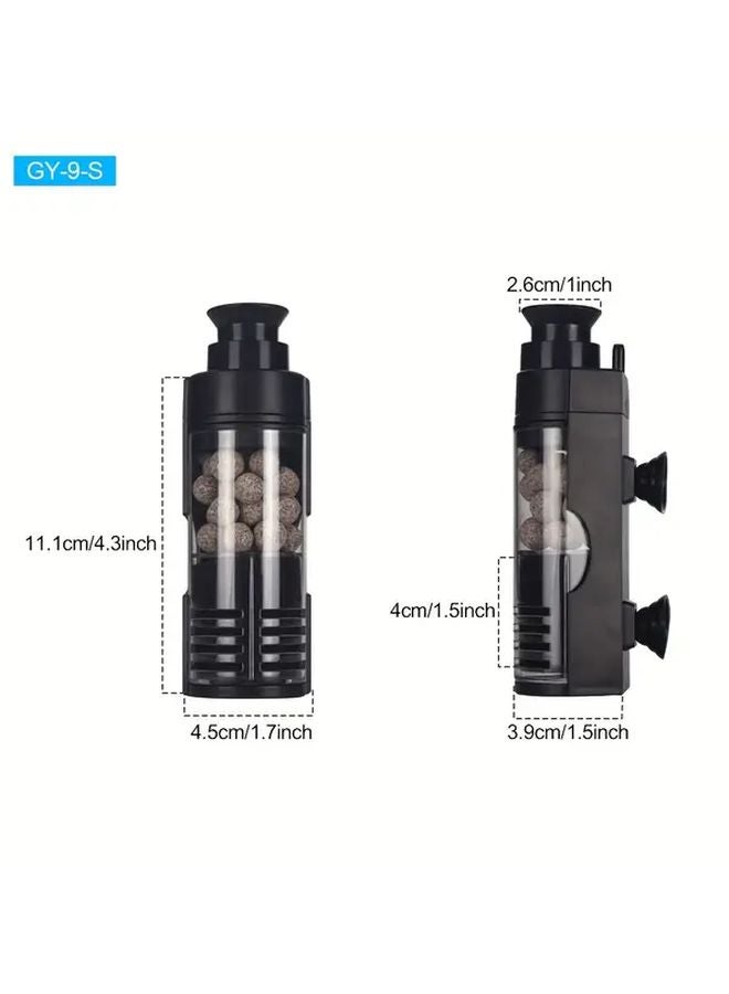 مرشح حيوي ميني للأكواريوم صغير الحجم مؤكسج ل أحواض السمك - Image 1