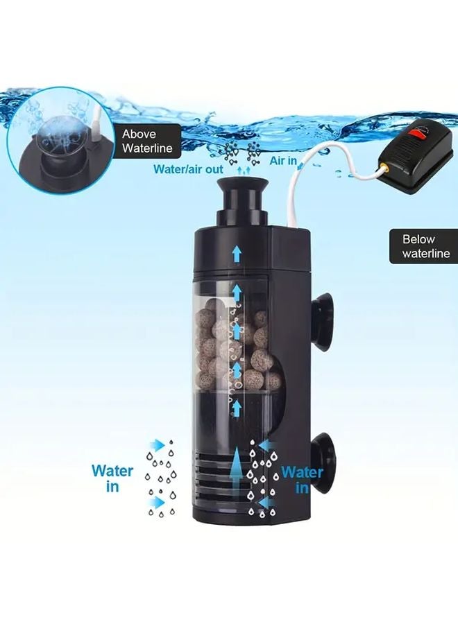 مرشح حيوي ميني للأكواريوم صغير الحجم مؤكسج ل أحواض السمك - Image 3