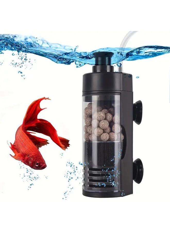 مرشح حيوي ميني للأكواريوم صغير الحجم مؤكسج ل أحواض السمك - Image 2