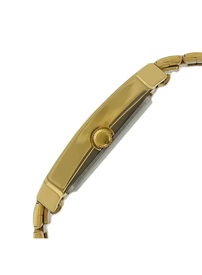 تيتان Men Analog Display Watch With Gold Metal Strap - 9151YM05