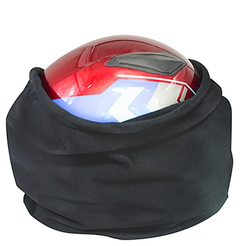 MiDube 18.5" x 16.5" Storage Bag for Helmet, Carrying Case for Motorcycle Riding Bicycle Sports Multi-purpose Locking Drawstring Bags 47 x 42 cm Black - Image 1