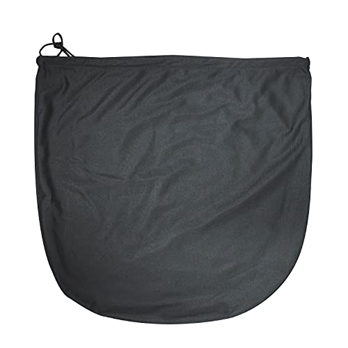 MiDube 18.5" x 16.5" Storage Bag for Helmet, Carrying Case for Motorcycle Riding Bicycle Sports Multi-purpose Locking Drawstring Bags 47 x 42 cm Black - Image 2
