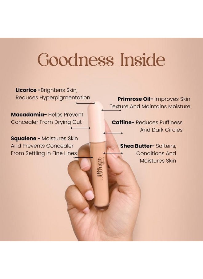 Milagro Beauty Milagro Beauty Undercover Wizard Concealer, Full Coverage, Matte & Poreless, Ultra Blendable, Waterproof Formula For Acne-Prone Skin, Anti-Age & Dark Circle Eraser, Highlighting & Contouring  - Image 3