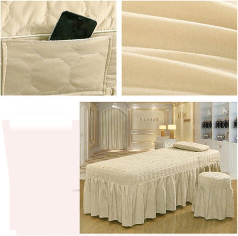 Beauty Bed Cover Massage Massage Therapy Diagnosis Bed Sheet Cover Opening Fumigation Foot Bath Bed Cover(5-01,180x60cm) - Image 2