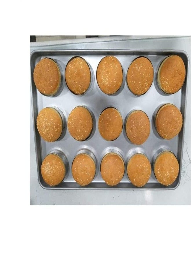 CooKNooK Stainless Steel Baking Ring for Burger/Buns 3.5 Inch (Pack of 6 ) - Image 3