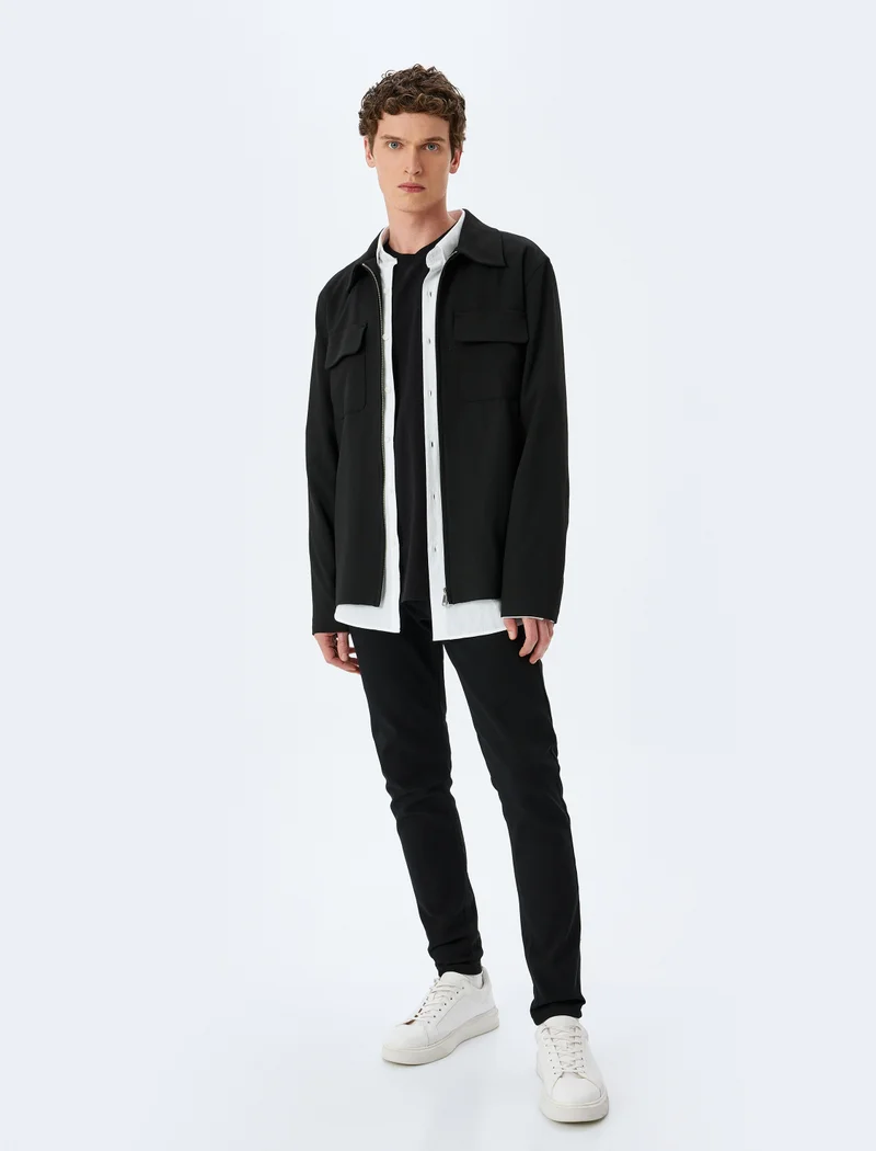 كوتون Michael Skinny Fit Jeans