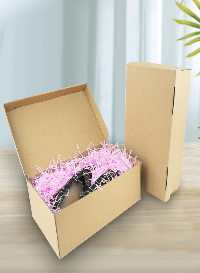 STRBOXONG Cardboard Shoe Boxes with Lid, 11.81x7.08x3.94, Multi-Purpose Storage Box for Home Office Organization Containers, Foldable Cardboard Carton, Gift Parcel (Pack of 5) - Image 3